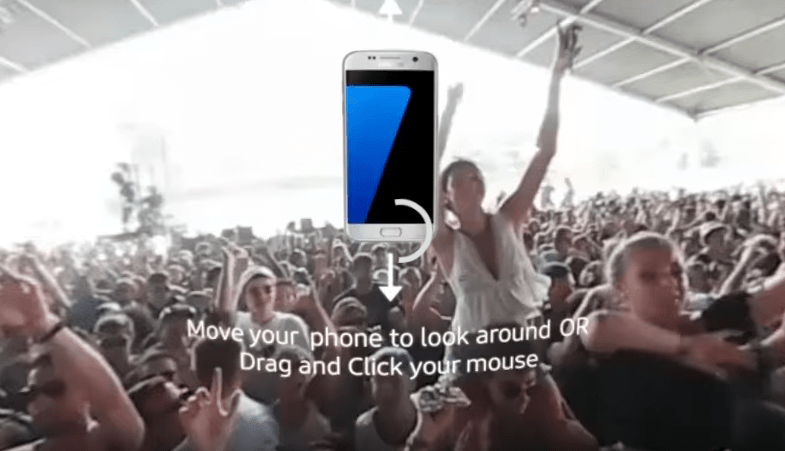 360 degrees video
