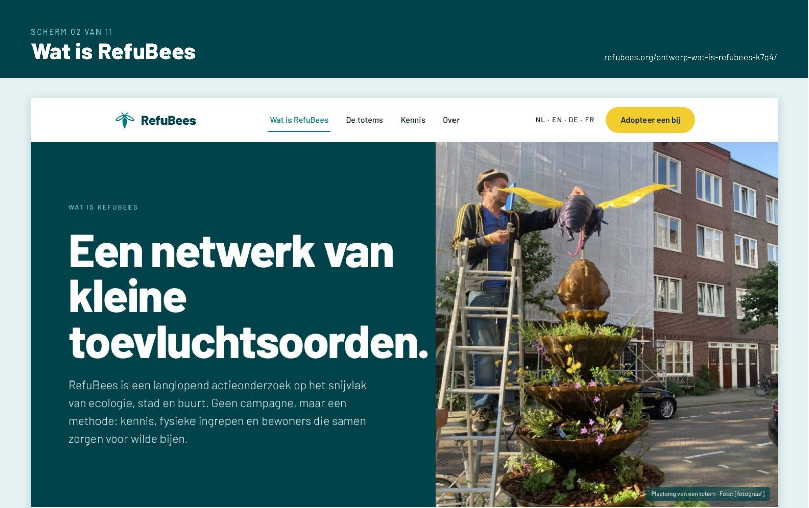 Ontwerp: Wat is RefuBees