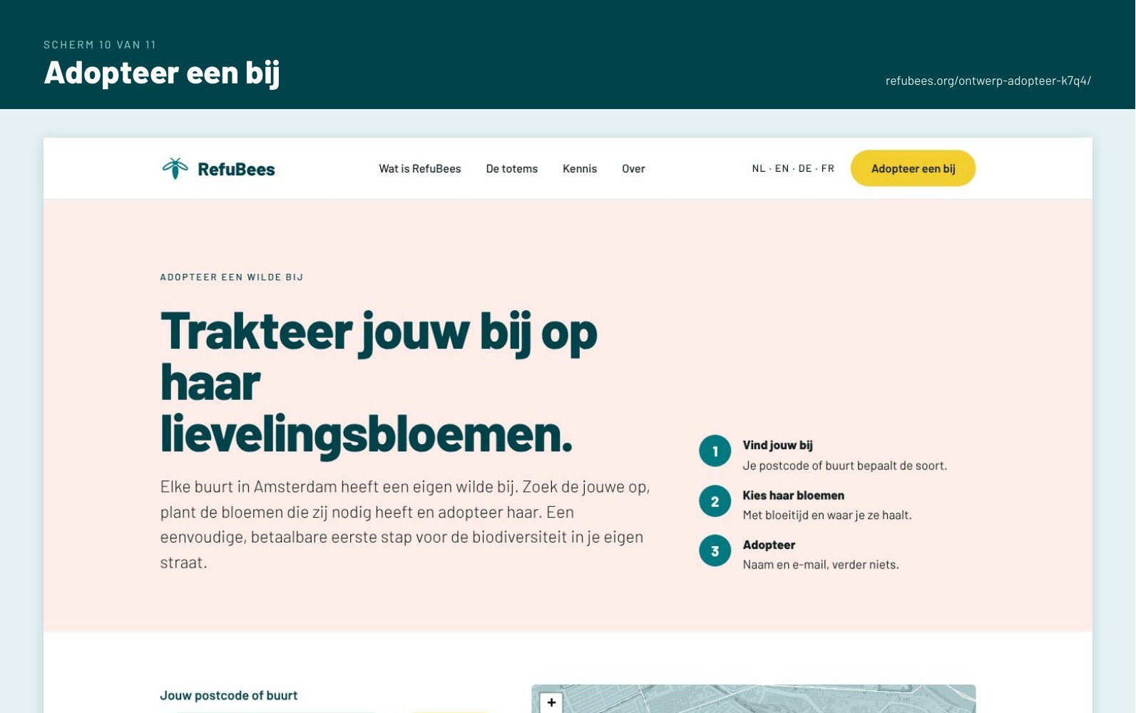 Ontwerp: adopteer een bij